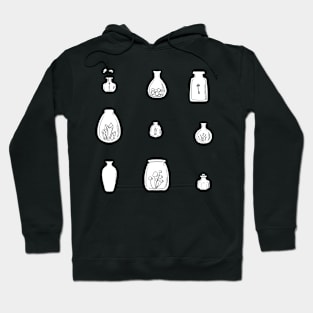 Cute Jar illustrations with crystals Hoodie